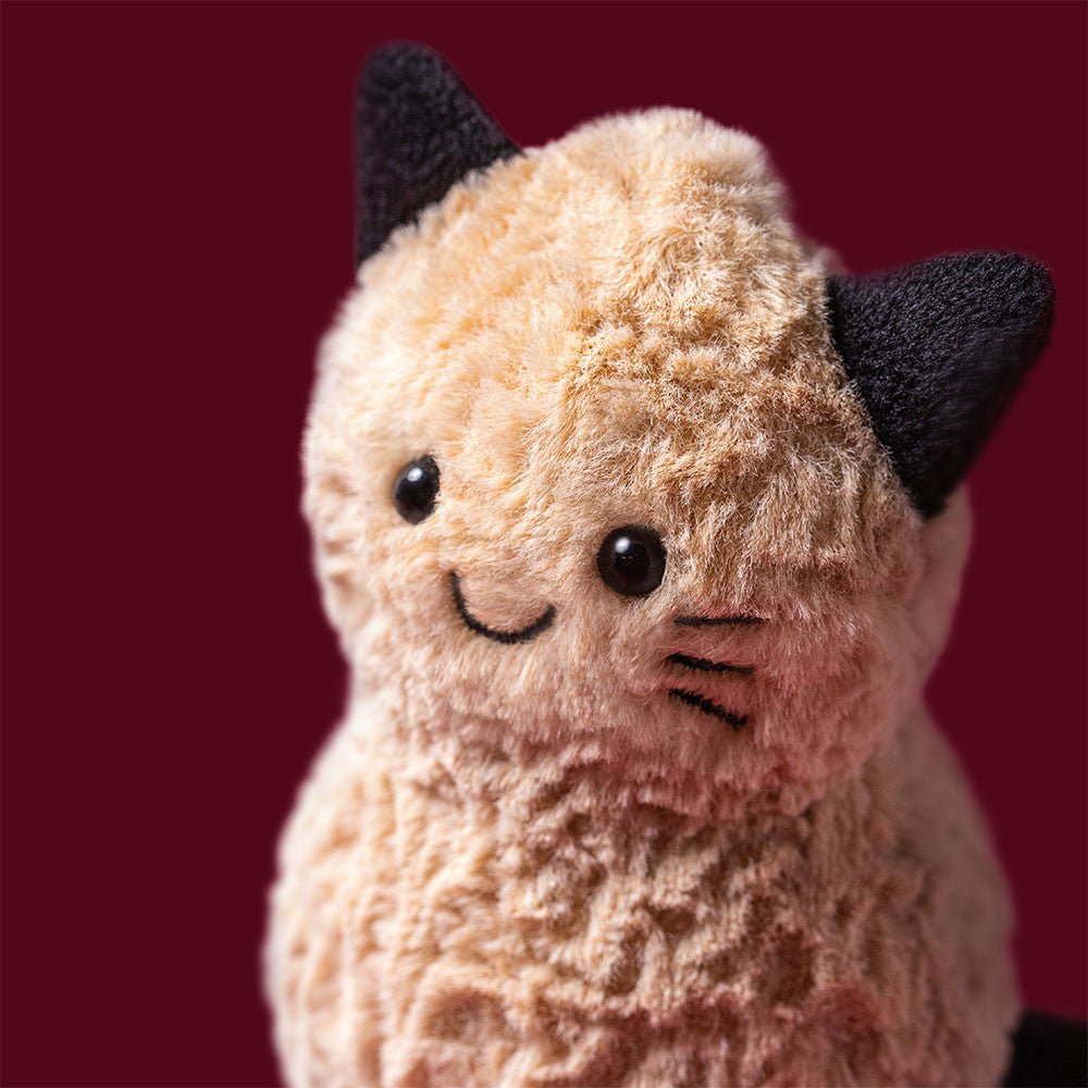 Knuffeltje Jellycat Amuseables Peanut Cat Outfit - 15 cm - Groenten, fruit en ander lekkers Jellycat - In den Olifant