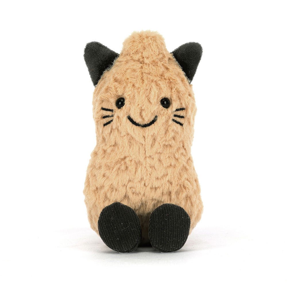 Knuffeltje Jellycat Amuseables Peanut Cat Outfit - 15 cm - Groenten, fruit en ander lekkers Jellycat - In den Olifant
