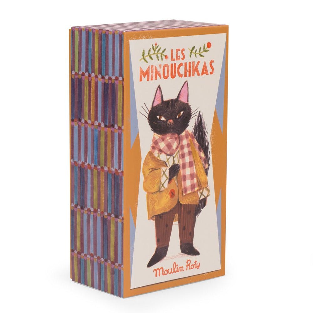 Knuffeltje Léon de poes - Les Minouchkas - Huisdieren Moulin Roty - In den Olifant