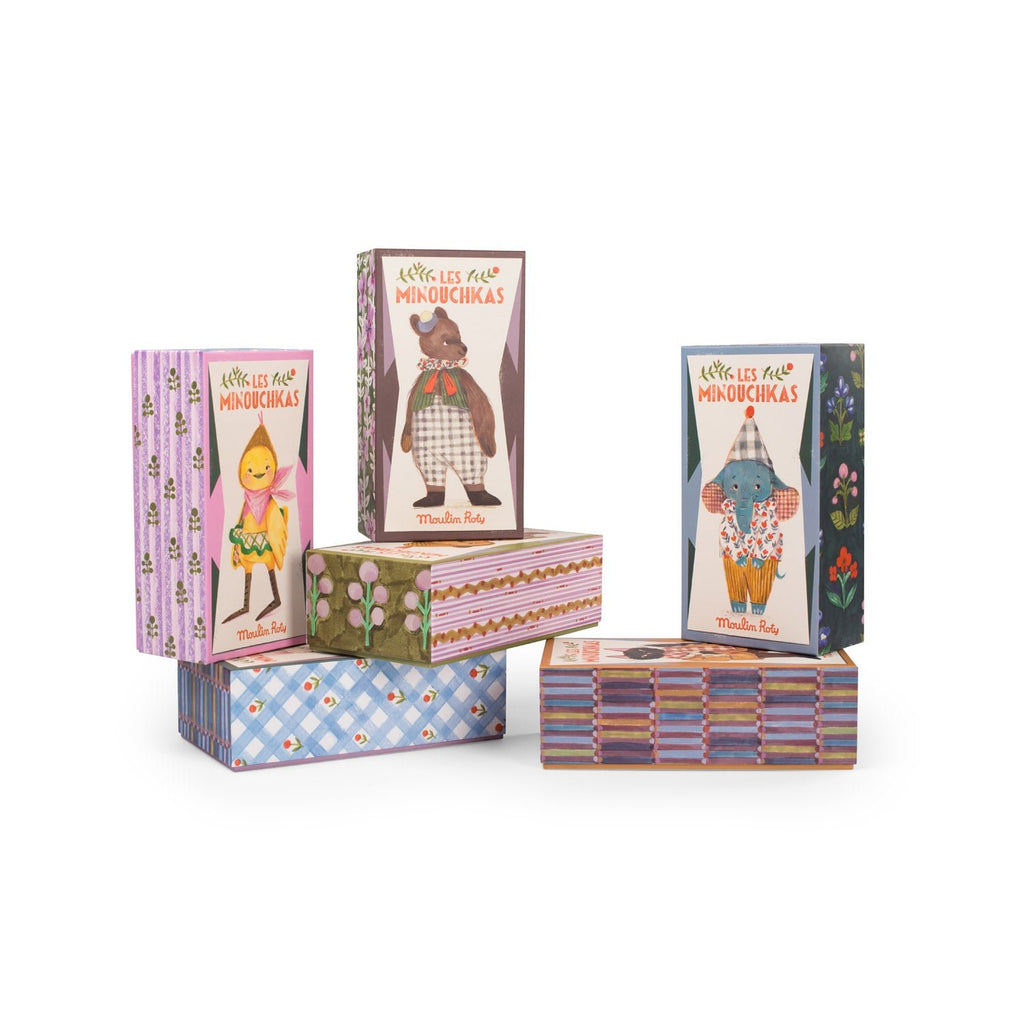 Knuffeltje Léon de poes - Les Minouchkas - Huisdieren Moulin Roty - In den Olifant