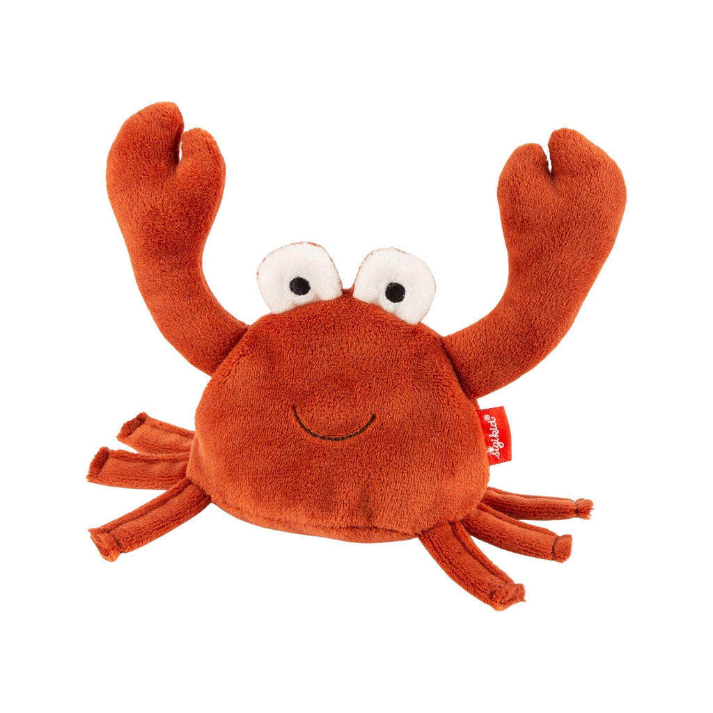 Knuffeltje Mini Plush Crab - 9 cm - Zeedieren Sigikid - In den Olifant