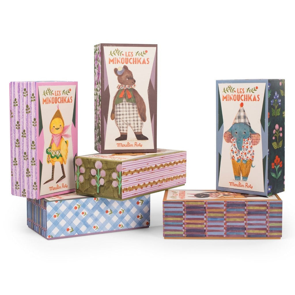 Knuffeltje Nine het konijn Les Minouchkas - Konijnen Moulin Roty - In den Olifant