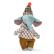 Knuffeltje Pablo de olifant Les Minouchkas - Wilde dieren Moulin Roty - In den Olifant