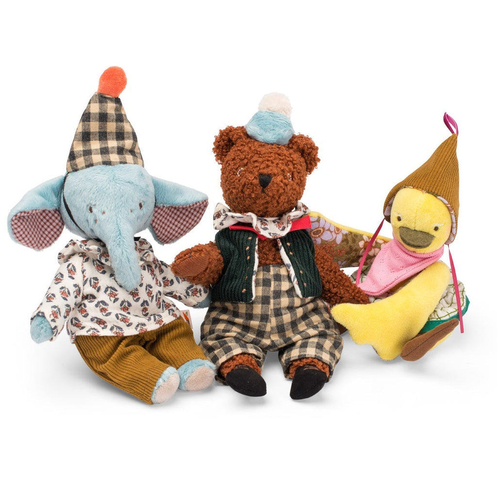 Knuffeltje Rita de eend - Les Minouchkas - Boerderijdieren Moulin Roty - In den Olifant