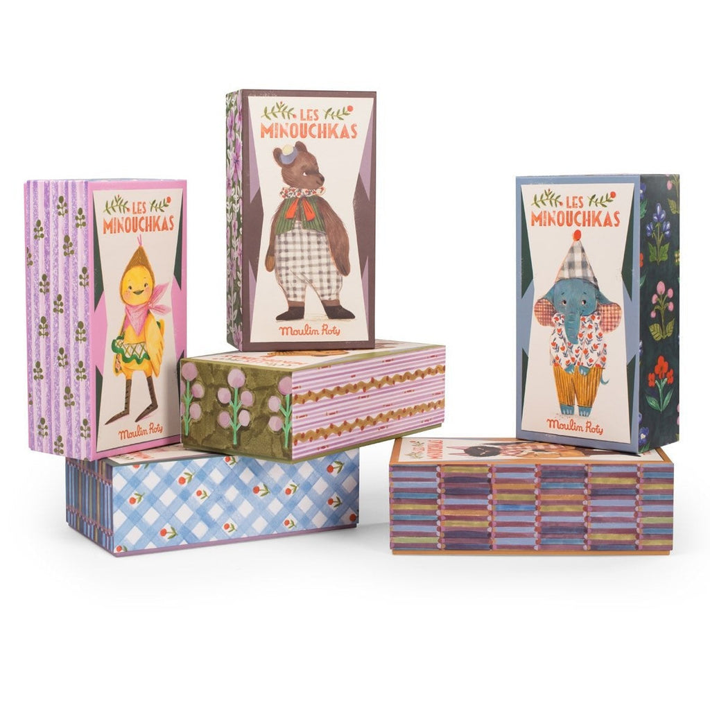 Knuffeltje Rita de eend - Les Minouchkas - Boerderijdieren Moulin Roty - In den Olifant