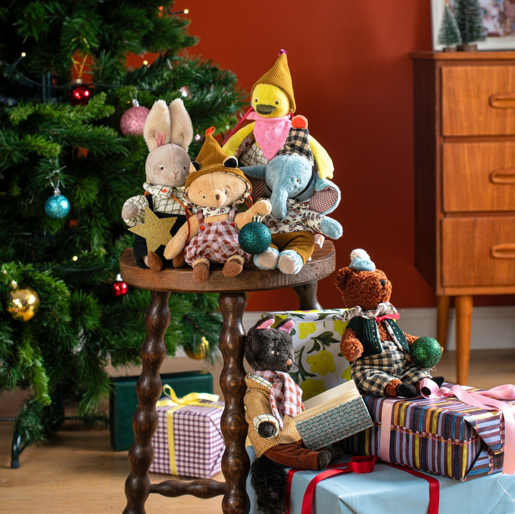 Knuffeltje Rita de eend - Les Minouchkas - Boerderijdieren Moulin Roty - In den Olifant