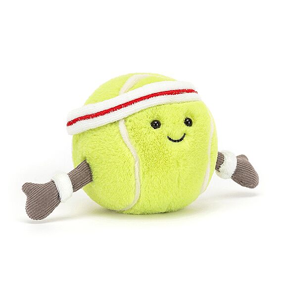 Knuffeltje Tennisbal Amuseable Sports Tennis Ball - 9 cm - Fantasieknuffels Jellycat - In den Olifant