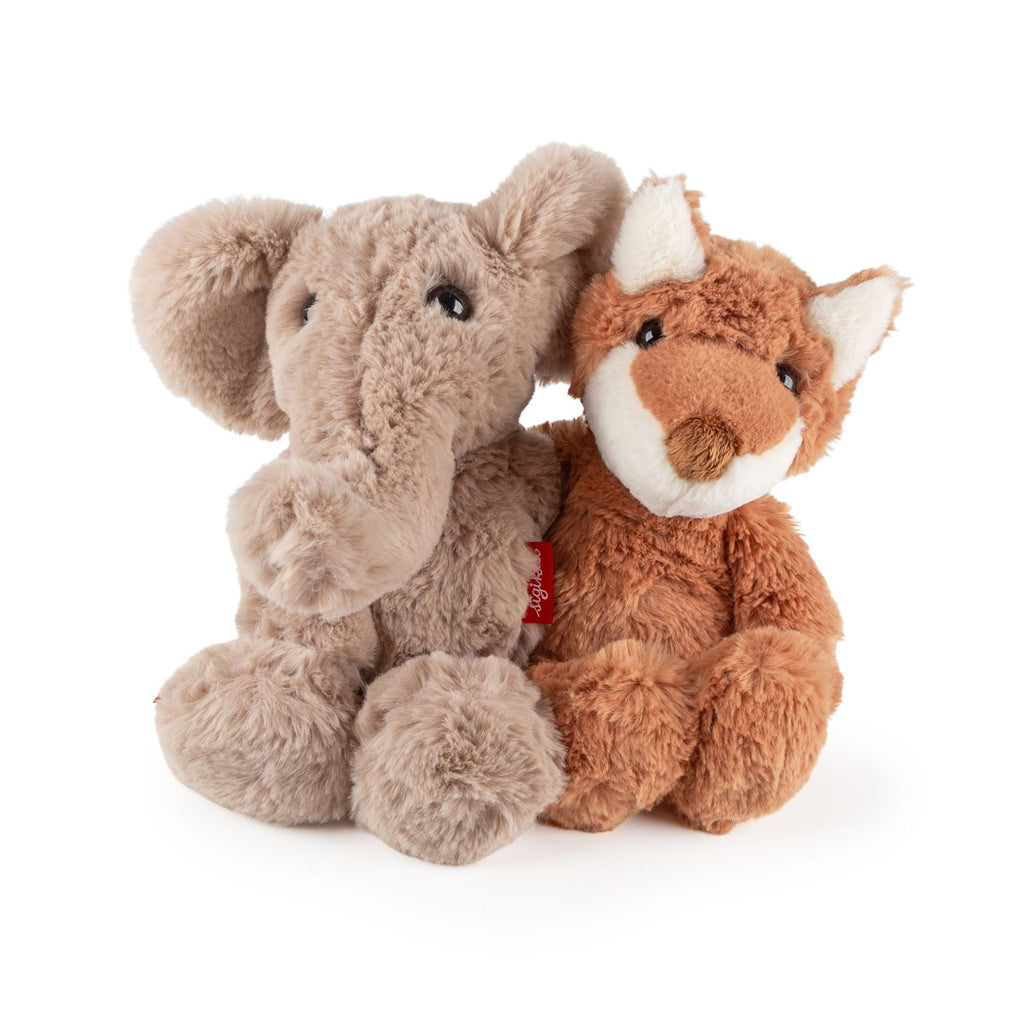 Knuffelvos Silky Soft Plush - 33 cm - Wilde dieren Sigikid - In den Olifant