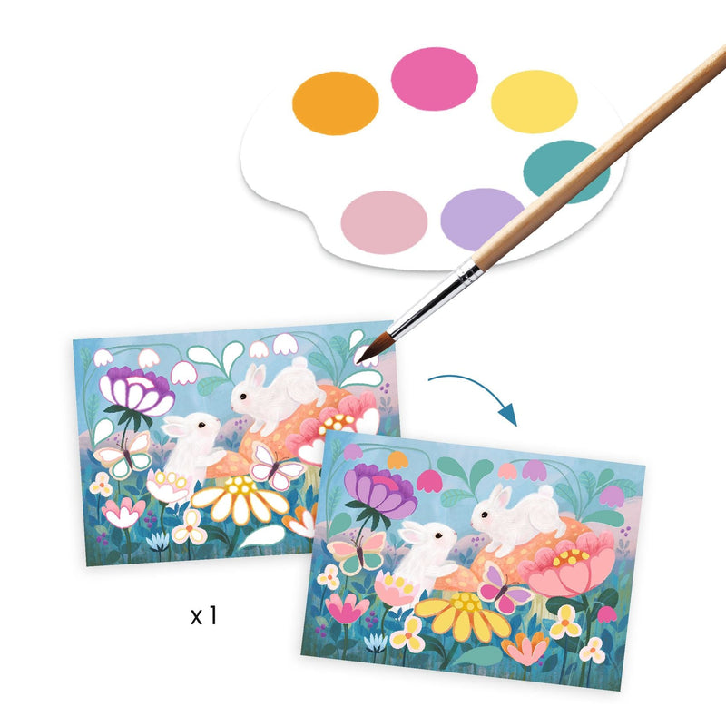 Knutseldoos Fluffy box - Knutselsets Djeco - In den Olifant