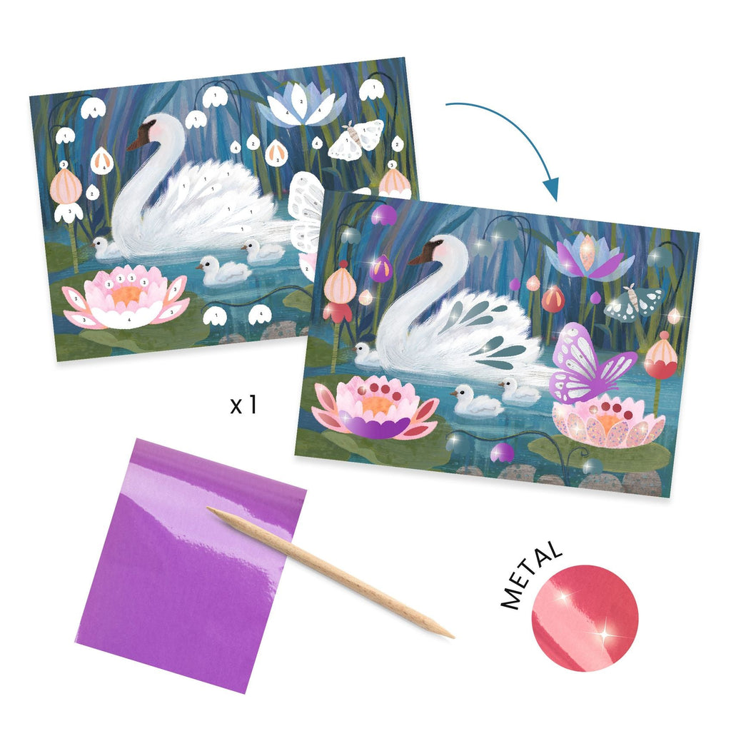 Knutseldoos Fluffy box - Knutselsets Djeco - In den Olifant