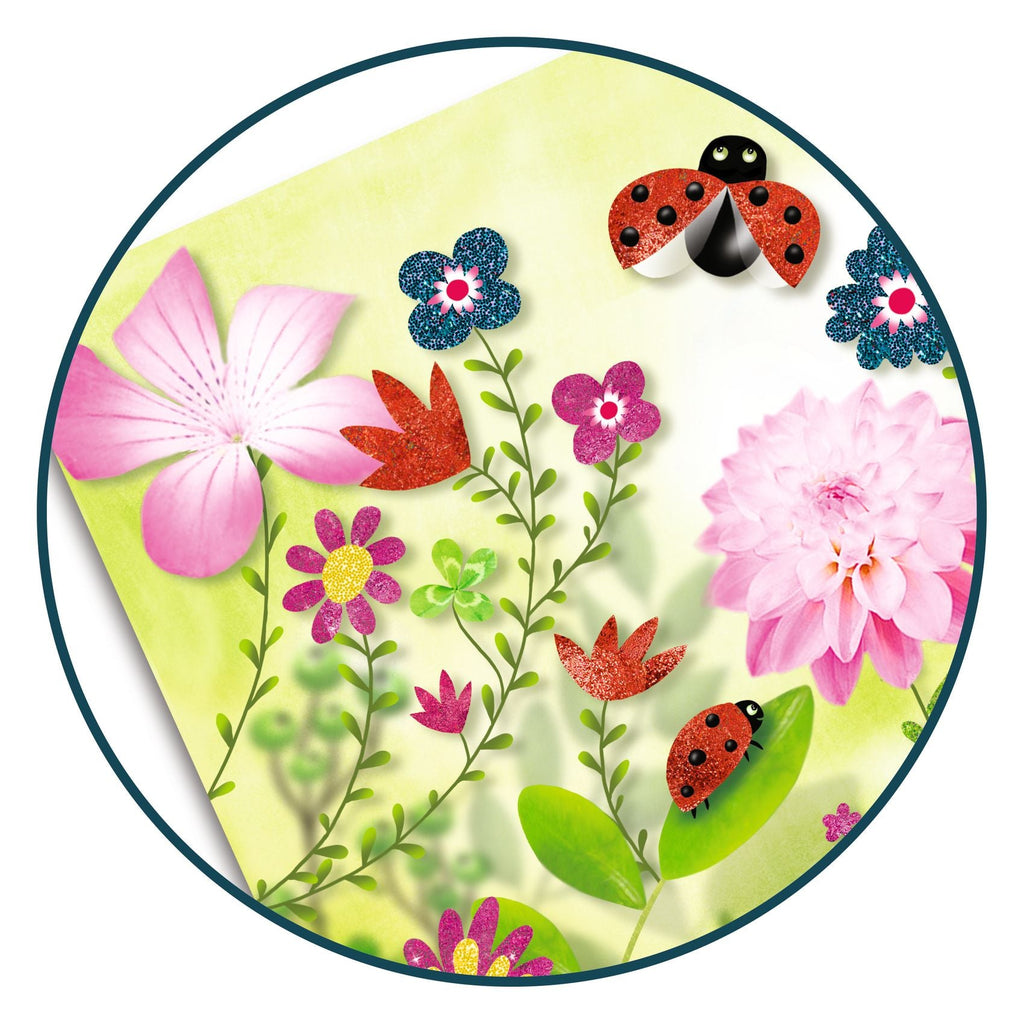 Knutselen met glitters - Glittervlinders - Knutselsets Djeco - In den Olifant