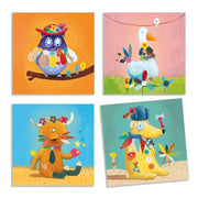 Knutselen met stickers - Dieren Maken - Stickeren Djeco - In den Olifant