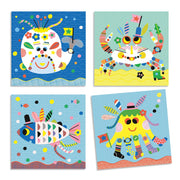 Knutselen met stickers - Marins - Stickers en stickersets Djeco - In den Olifant