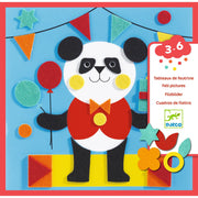 Knutselen met stickers - Zachte Viltdieren - Knutselsets Djeco - In den Olifant