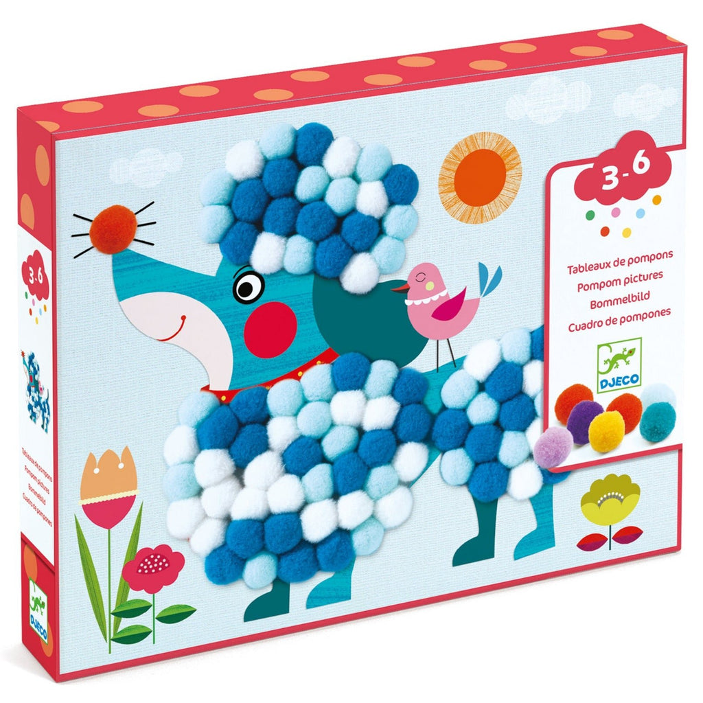 Knutselenset Collages - Hondjes Om Te Aaien - Knutselsets Djeco - In den Olifant