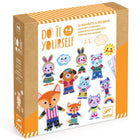 Knutselset 15 magneten om te decoreren - Funky Family - Knutselsets Djeco - In den Olifant