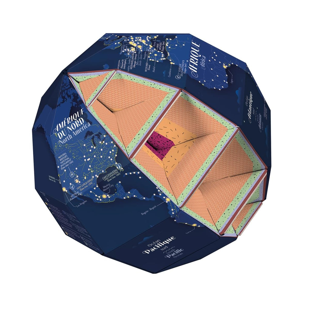 Knutselset 3D puzzel - Earth At Night - Speciale puzzels Poppik - In den Olifant