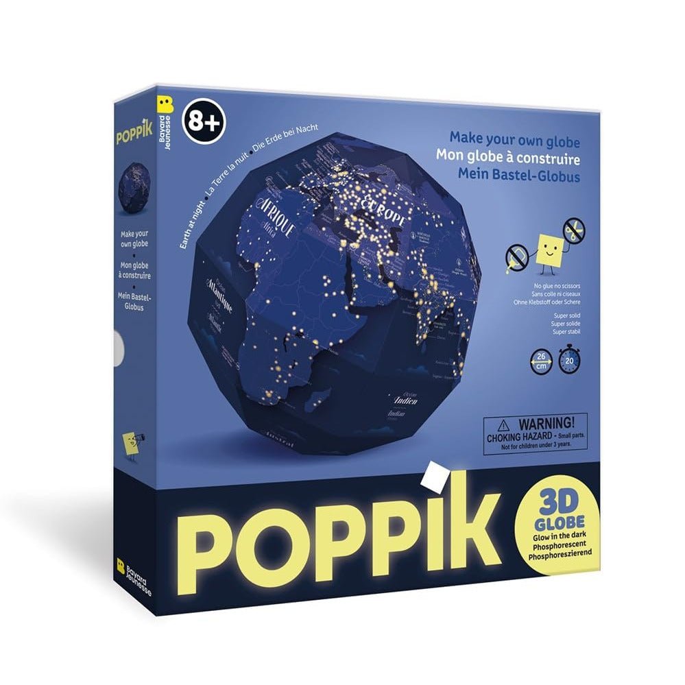 Knutselset 3D puzzel - Earth At Night - Speciale puzzels Poppik - In den Olifant