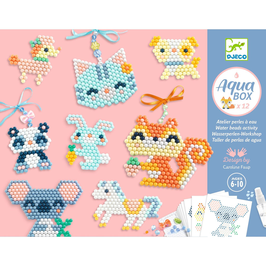 Knutselset Aqua Box - Harige Vriendjes - Knutselsets Djeco - In den Olifant