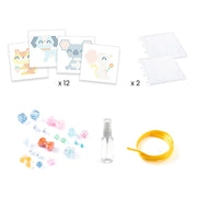 Knutselset Aqua Box - Harige Vriendjes - Knutselsets Djeco - In den Olifant