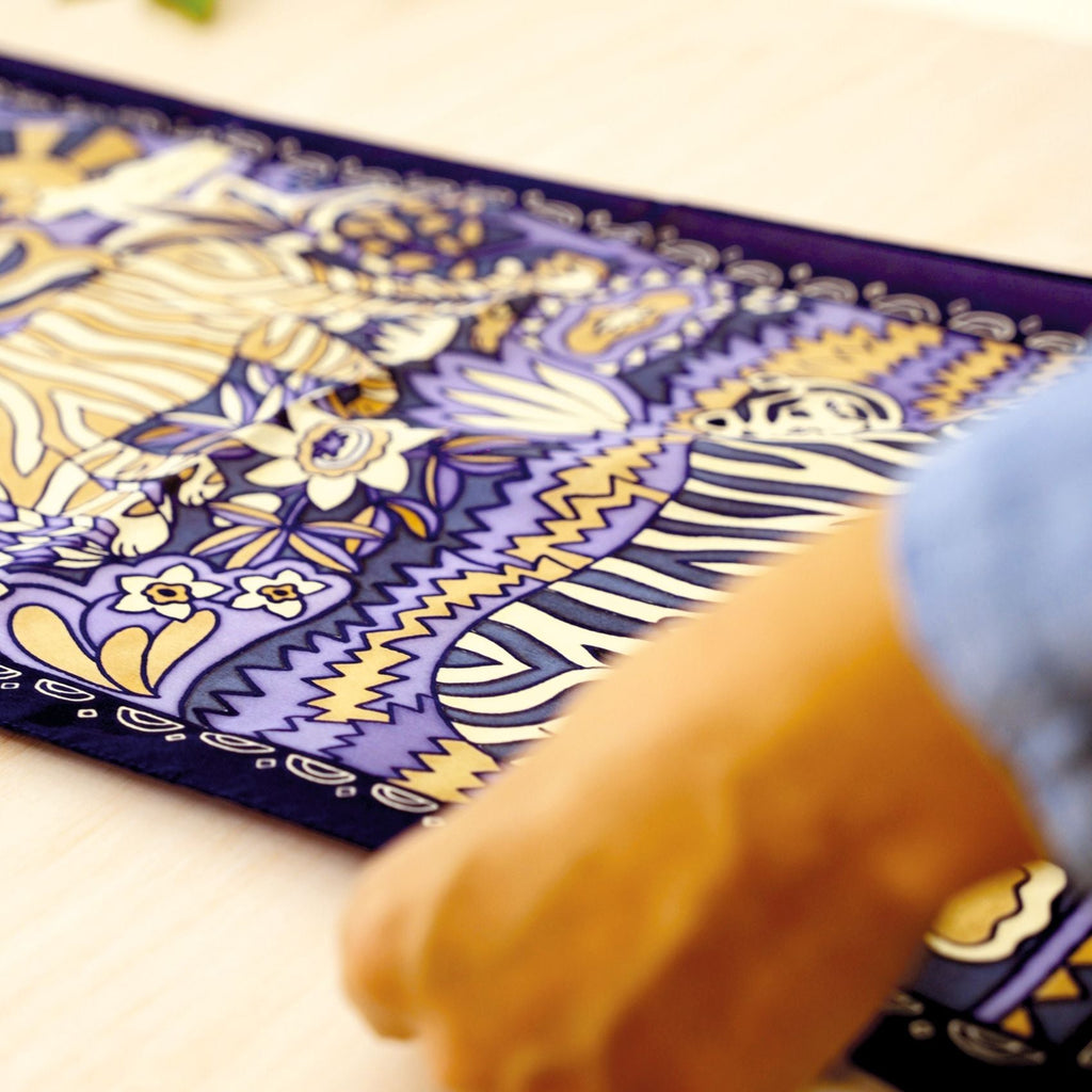 Knutselset Atelier 10 - Schilderen op zijde - Schilderen Djeco - In den Olifant