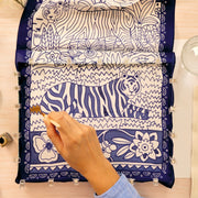 Knutselset Atelier 10 - Schilderen op zijde - Schilderen Djeco - In den Olifant