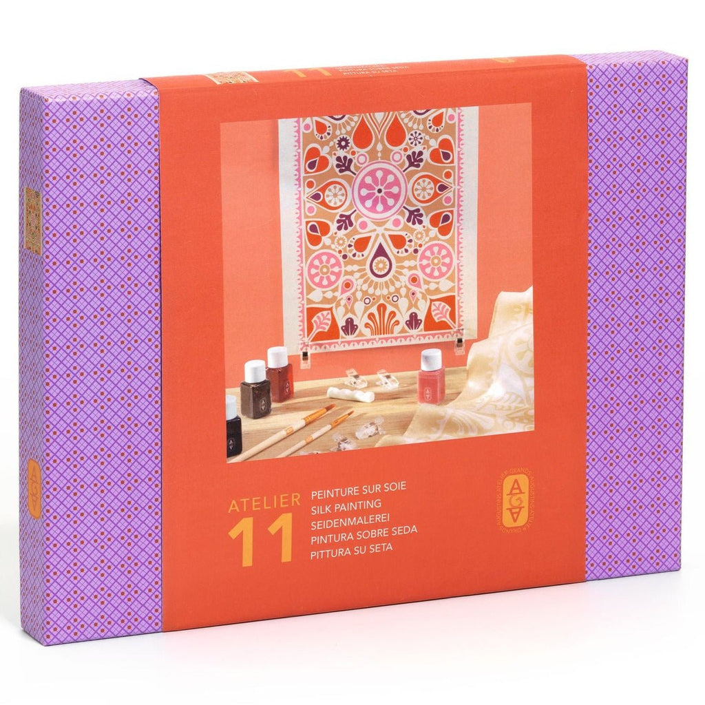 Knutselset Atelier 11 - Schilderen op zijde - Schilderen Djeco - In den Olifant