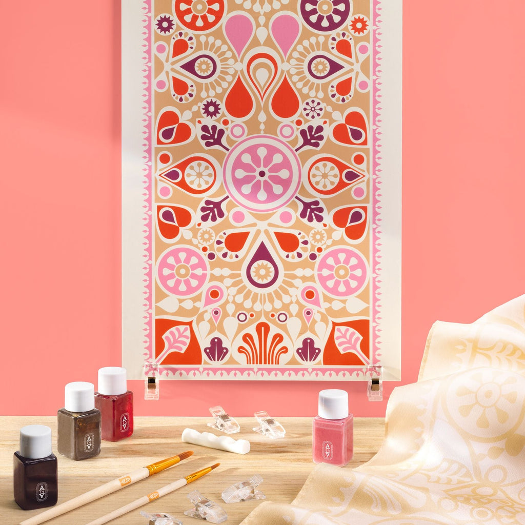 Knutselset Atelier 11 - Schilderen op zijde - Schilderen Djeco - In den Olifant