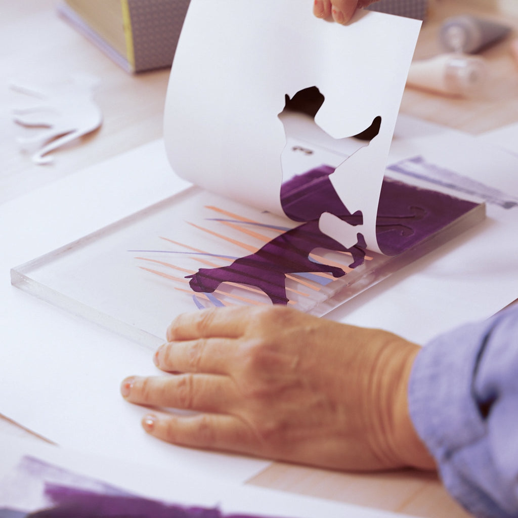 Knutselset Atelier 47 - Gelprint - Knutselsets Djeco - In den Olifant