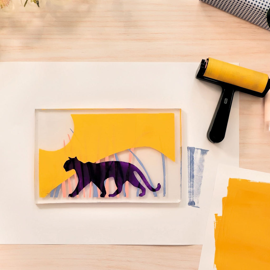 Knutselset Atelier 47 - Gelprint - Knutselsets Djeco - In den Olifant