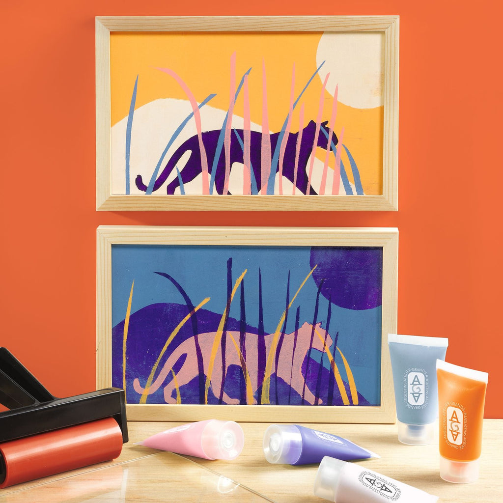 Knutselset Atelier 47 - Gelprint - Knutselsets Djeco - In den Olifant