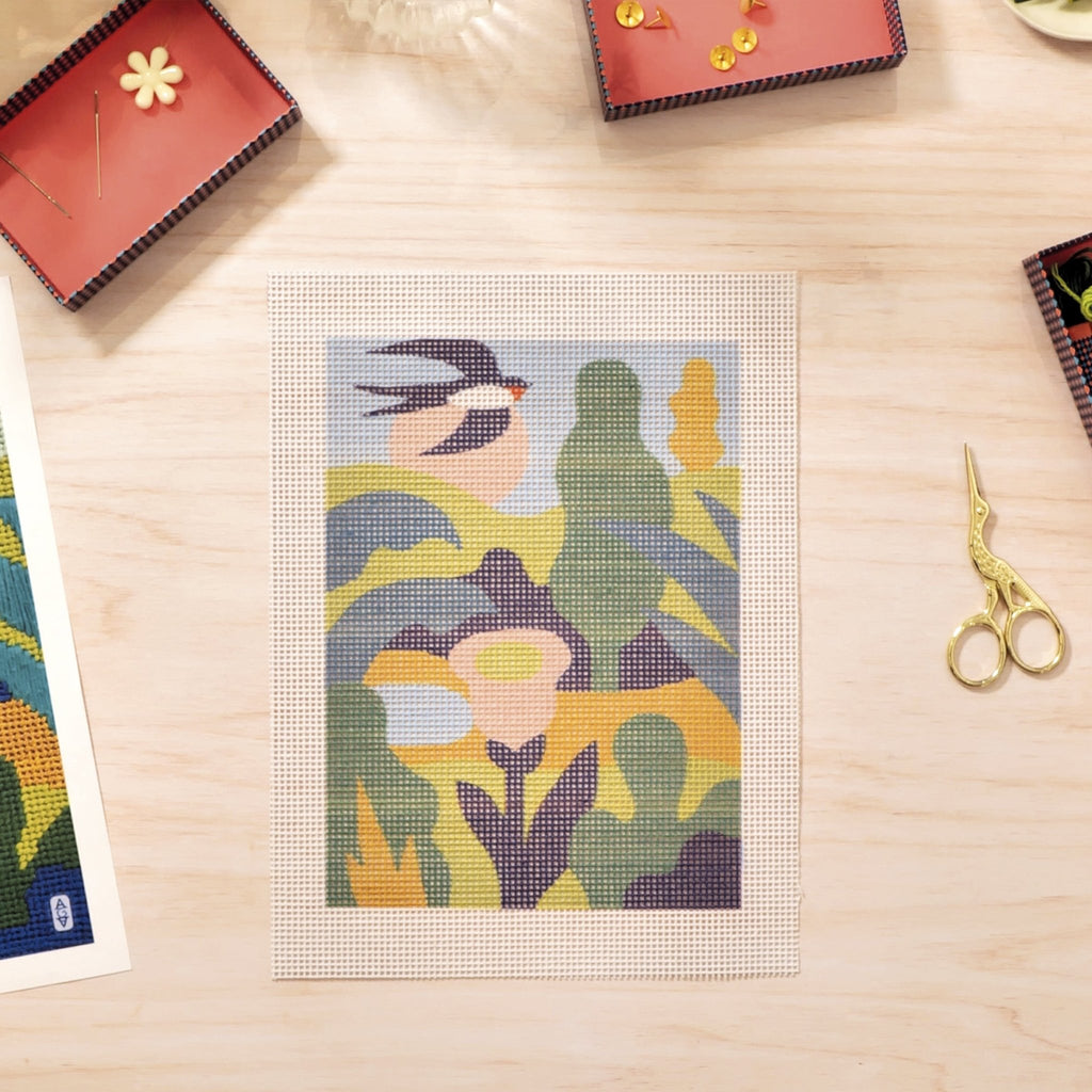 Knutselset Atelier 6 - Canvas Borduren - Knutselsets Djeco - In den Olifant