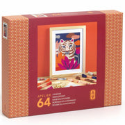 Knutselset Atelier 64 - Canvas Borduren - Knutselsets Djeco - In den Olifant