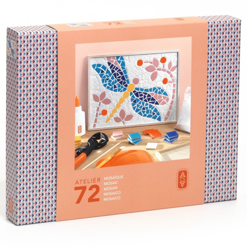 Knutselset Atelier 72 - Mozaïken Libelle - Knutselsets Djeco - In den Olifant