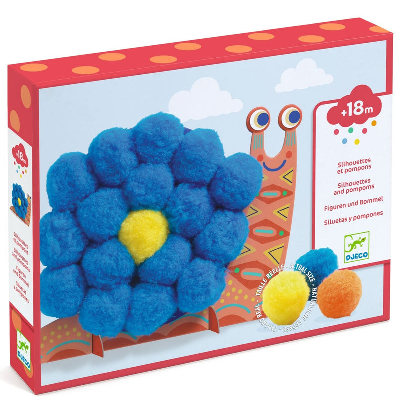 Knutselset Collages - Fluffy Diertjes - Knutselsets Djeco - In den Olifant