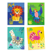 Knutselset Collages Kleine Lussen - Knutselsets Djeco - In den Olifant