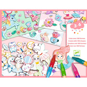 Knutselset Maak Je Wereld - Meisjes - Kleuren en tekenen Djeco - In den Olifant