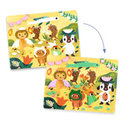 Knutselset met zachte stickers - Sprankelende feestdagen - Knutselsets Djeco - In den Olifant