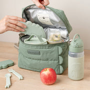 Koelelementen Croco Green - set van 2 - Lunchboxen en snackdoosjes Done by Deer - In den Olifant
