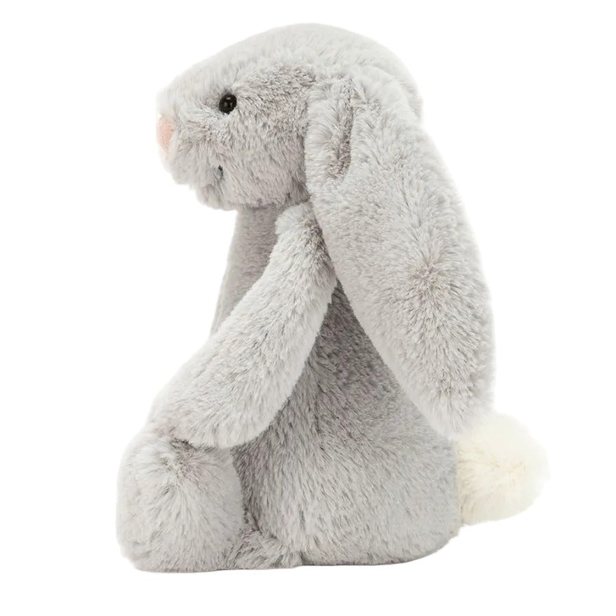 Konijn Bashful Silver Bunny Little Small - 18 cm - Konijnen Jellycat - In den Olifant