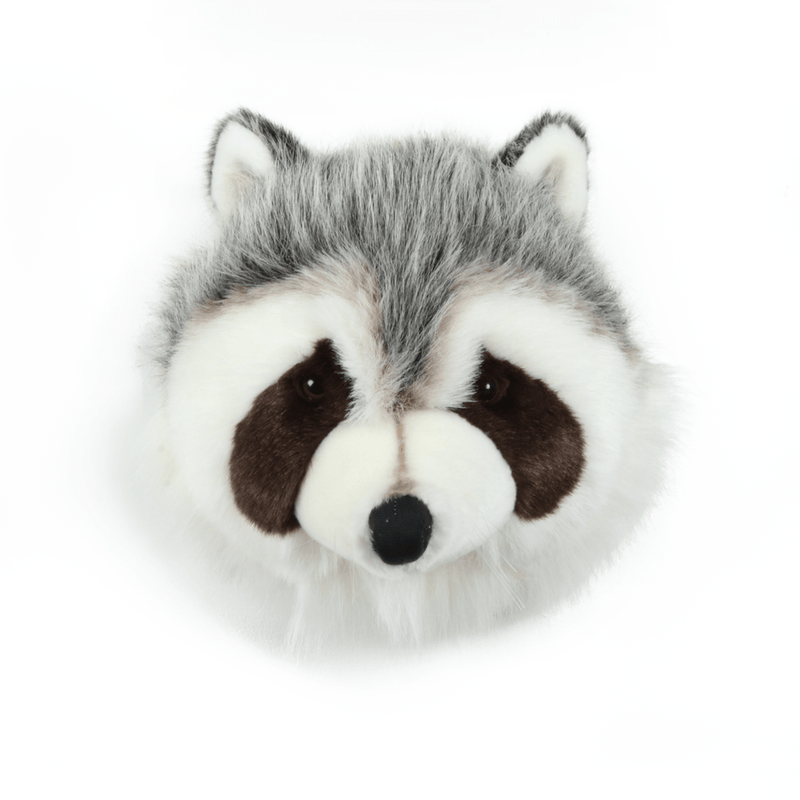 Kop Raccoon Josh - Muurdecoratie Wild & Soft - In den Olifant