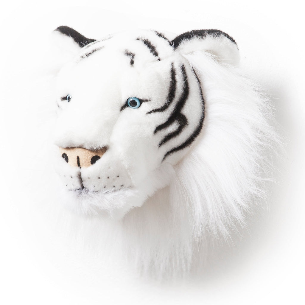 Kop Witte Tijger Albert - Muurdecoratie Wild & Soft - In den Olifant