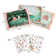 Krasplaatjes - Feeënland - Knutselsets Djeco - In den Olifant