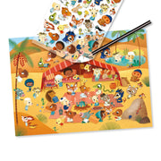 Krasplaatjes - Savanne, Woestijn, Noordpool - Kraskaarten Djeco - In den Olifant