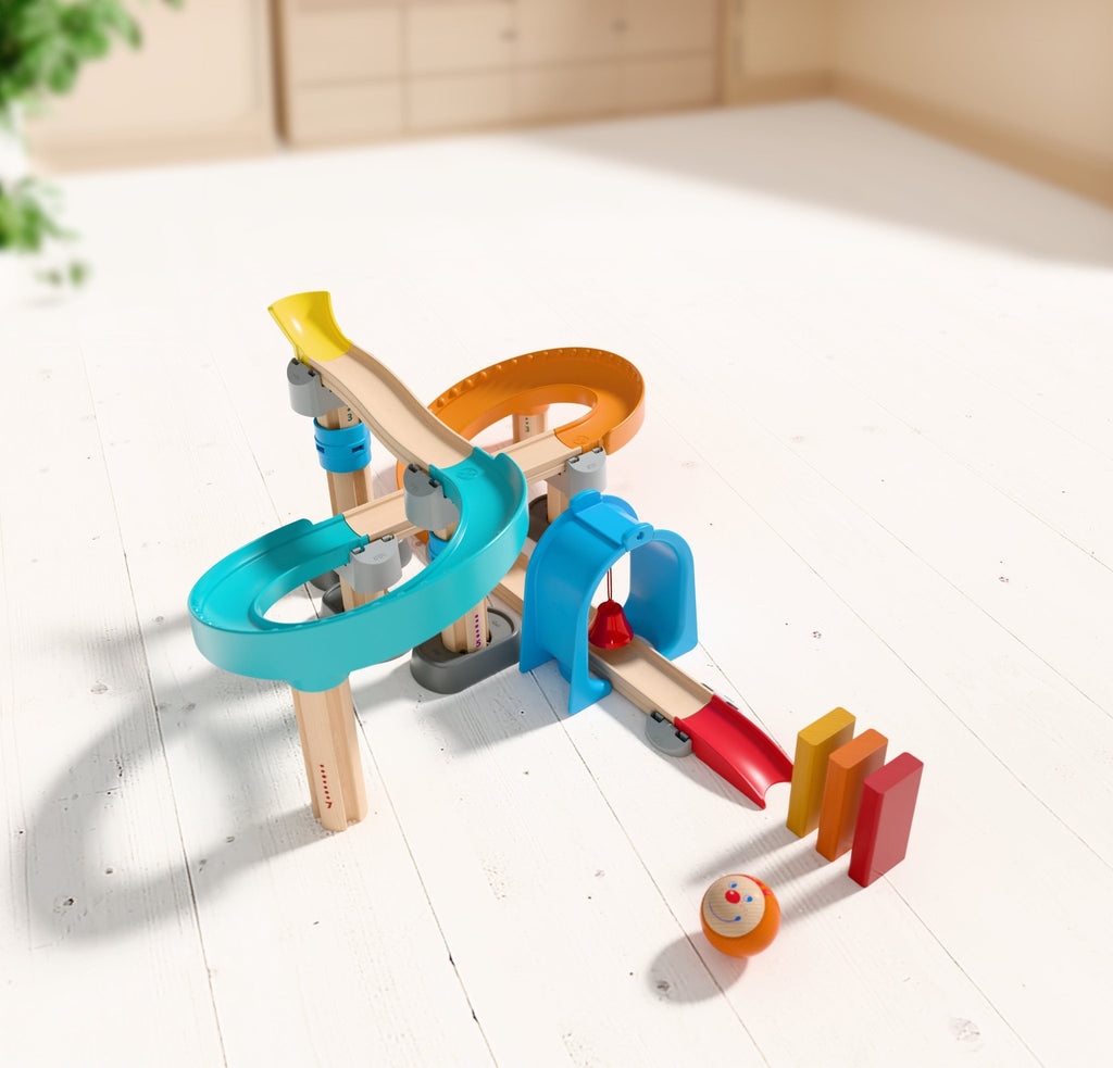 Kullerbü knikkerbaan - Step - by - step - Knikkers en knikkerbanen Haba - In den Olifant