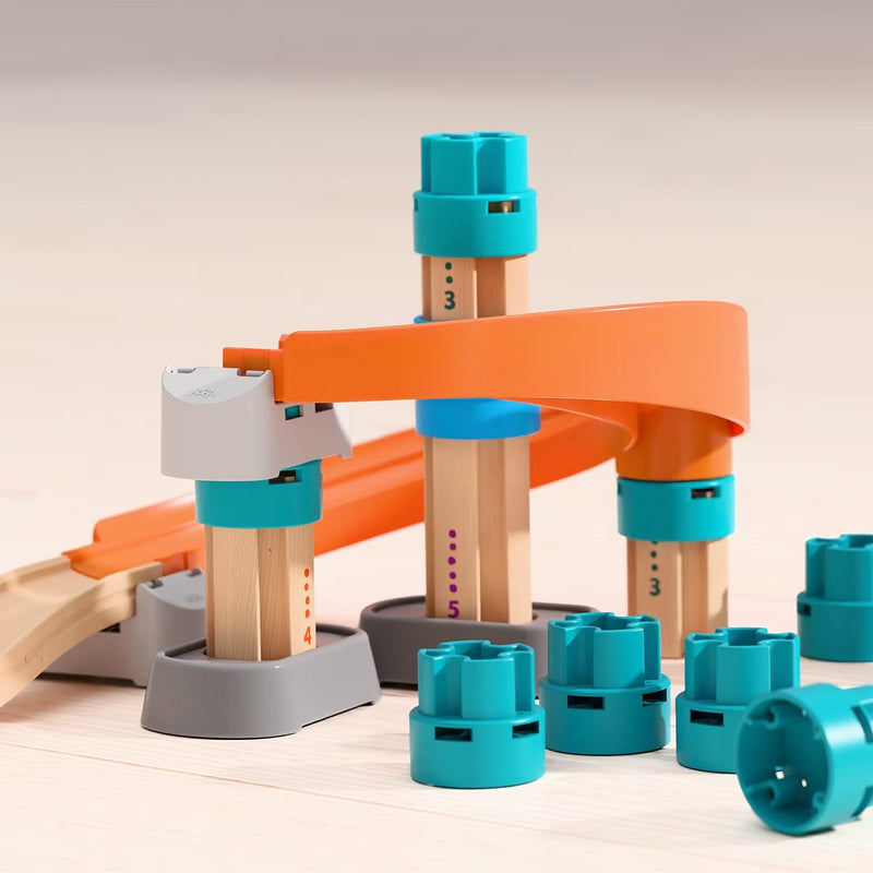 Kullerbü Knikkerbaan Uitbreidingsset - Hoogtehelper - Knikkers en knikkerbanen Haba - In den Olifant