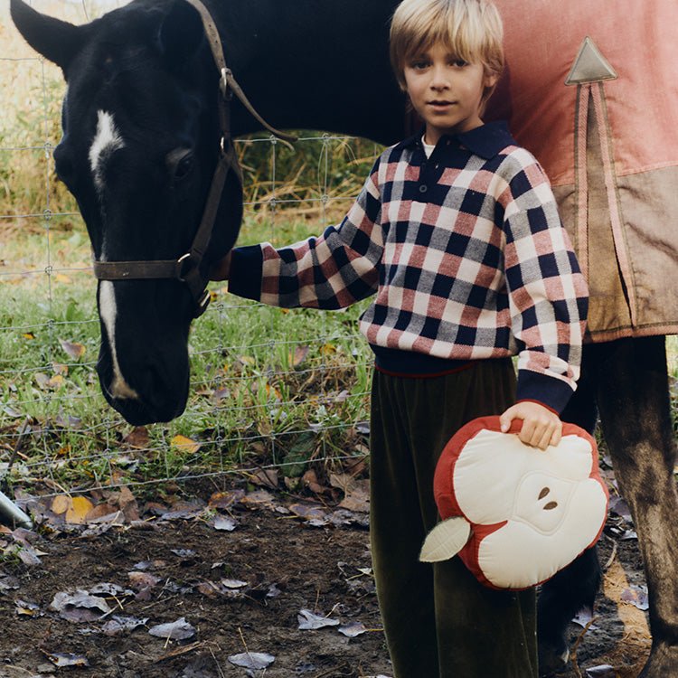 Kussen Appel - 30 x 30 cm - Kussens Lorena Canals - In den Olifant