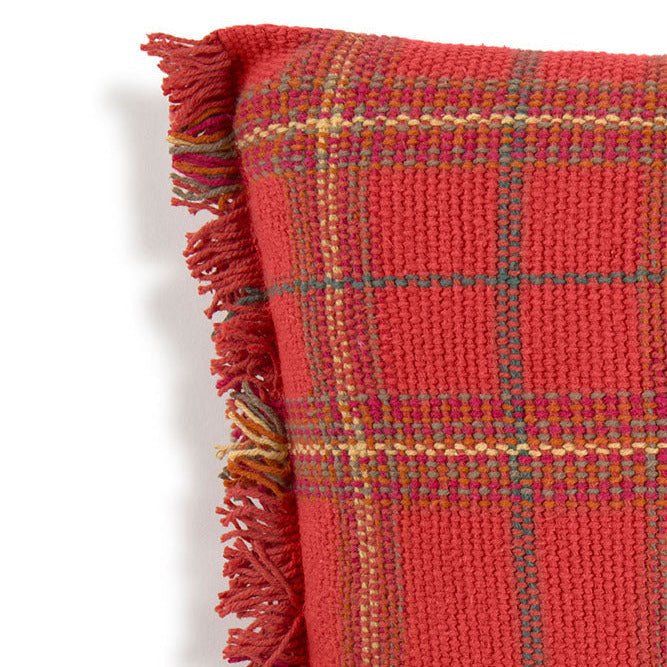 Kussen Handloom Cushion Mapple Red - 25 x 40 cm - Kussens Lorena Canals - In den Olifant