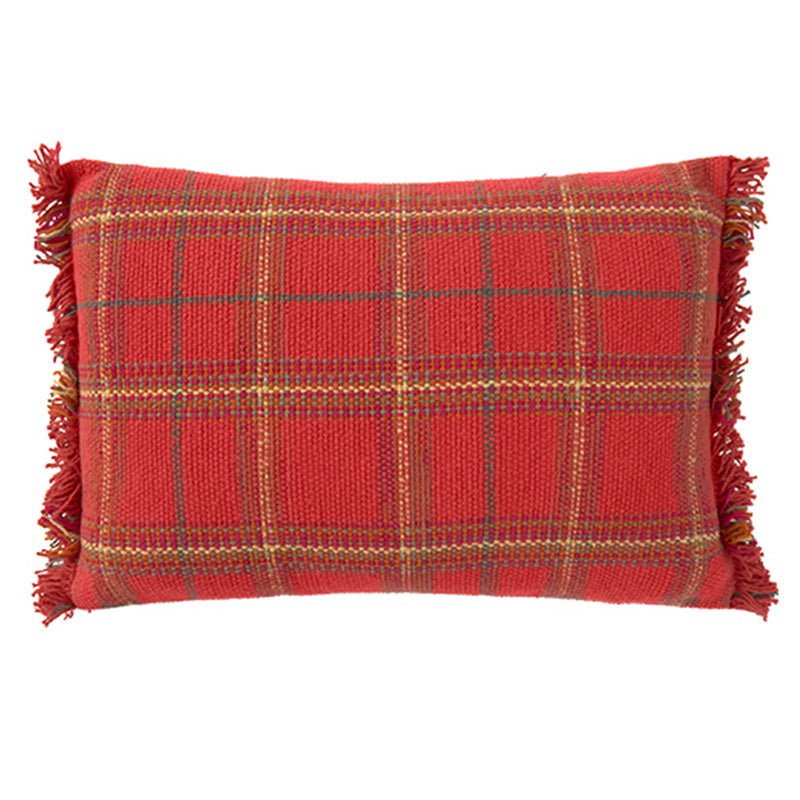 Kussen Handloom Cushion Mapple Red - 25 x 40 cm - Kussens Lorena Canals - In den Olifant