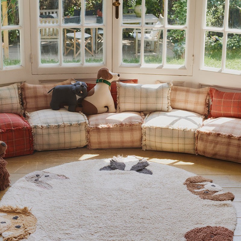 Kussen Handloom Cushion Rose - 25 x 40 cm - Kussens Lorena Canals - In den Olifant